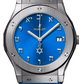 Hublot Classic Fusion Titanium Blue - 70th Anniversary Israel - Limited Edition - 45 MM - Blue Strap - Blue Dial - 511.NX.7170.LR.ISL18