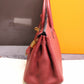 Hermès Birkin 25 - Rouge H Togo leather with Gold hardware