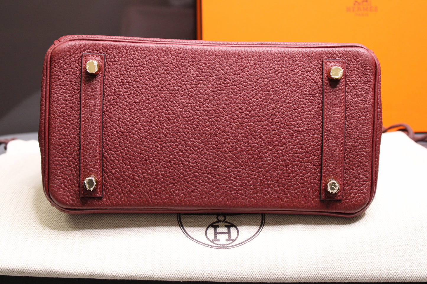 Hermès Birkin 25 - Rouge H Togo leather with Gold hardware