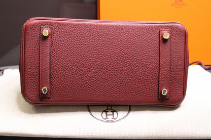 Hermès Birkin 25 - Rouge H Togo leather with Gold hardware