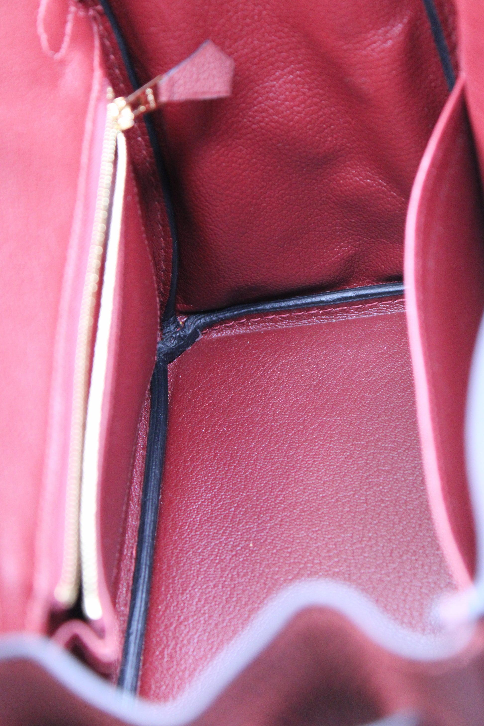 Hermès Birkin 25 - Rouge H Togo leather with Gold hardware