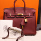 Hermès Birkin 25 - Rouge H Togo leather with Gold hardware