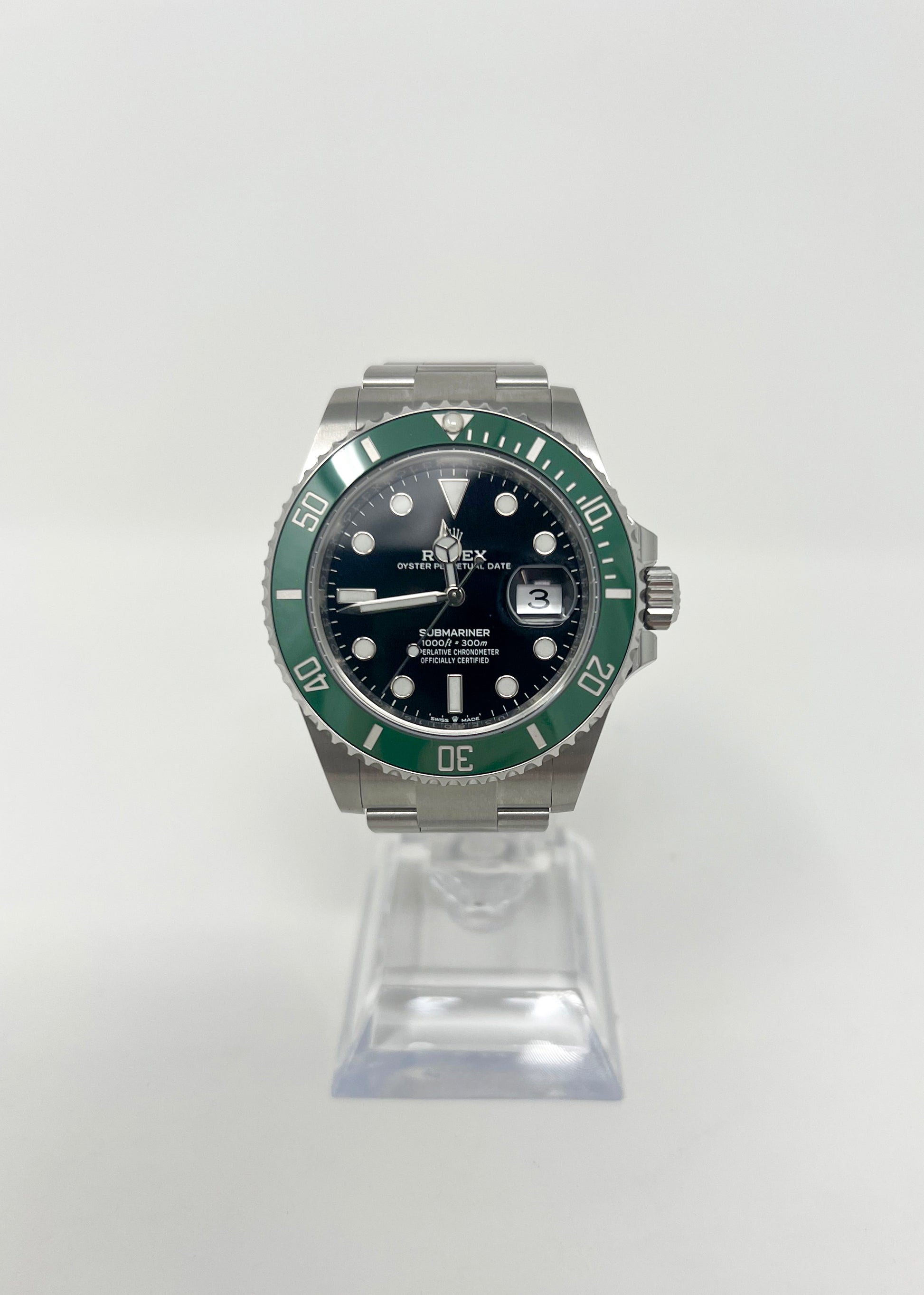 Rolex Starbucks Oystersteel Submariner 41MM - Oyster Bracelet - Black Dial - Green Dial - 126610LV