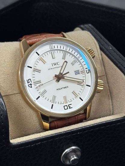 IWC Vinatge Collection Aquatimer - Rose Gold - 44 MM - Silver Dial - IW3231-03