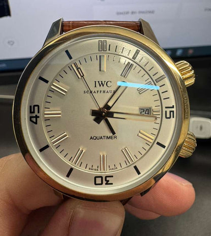 IWC Vinatge Collection Aquatimer - Rose Gold - 44 MM - Silver Dial - IW3231-03