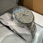 IWC Rattrapante Chronograph - Stainless Steel - 43 MM - Silver Dial - IW3715