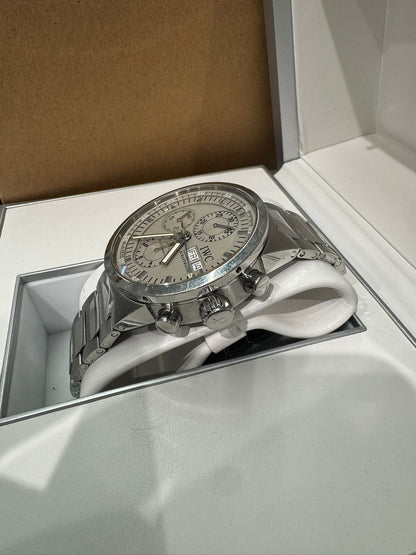 IWC Rattrapante Chronograph - Stainless Steel - 43 MM - Silver Dial - IW371508