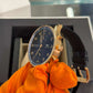 IWC Portugieser Chronograph - Rose Gold - 41 MM - Blue Dial - IW371614