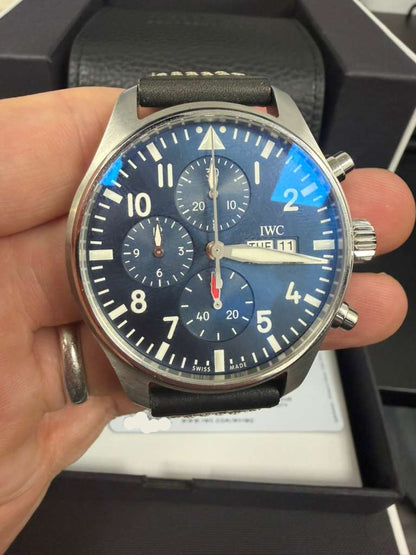 IWC Pilot's - Chronograph - Steel - 43 MM - Blue Dial - IW378003