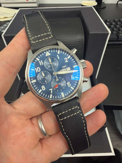 IWC Pilot's - Chronograph - Steel - 43 MM - Blue Dial - IW378003