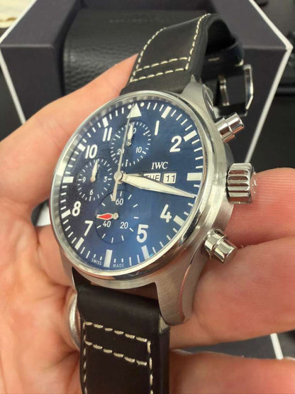 IWC Pilot's - Chronograph - Steel - 43 MM - Blue Dial - IW378003