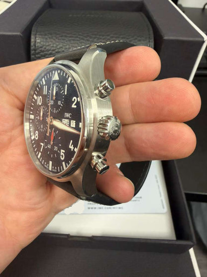 IWC Pilot's - Chronograph - Steel - 43 MM - Blue Dial - IW378003