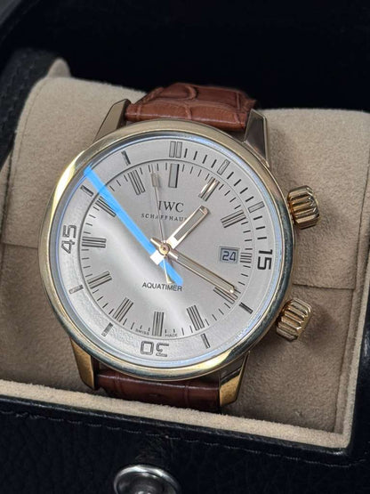 IWC Vinatge Collection Aquatimer - Rose Gold - 44 MM - Silver Dial - IW3231-03
