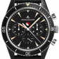 JLC - Deep Sea Chronograph Vintage - Cerment and Titanium - 44 MM - Black Dial - Black Fabric Sreap - Q208A57J