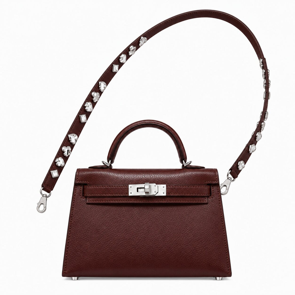Hermès Mini Kelly 20 Limited Edition Atouts - Terre Brown - Chevre Chamkila Leather - Palladium Hardware - K20ATCCPHW