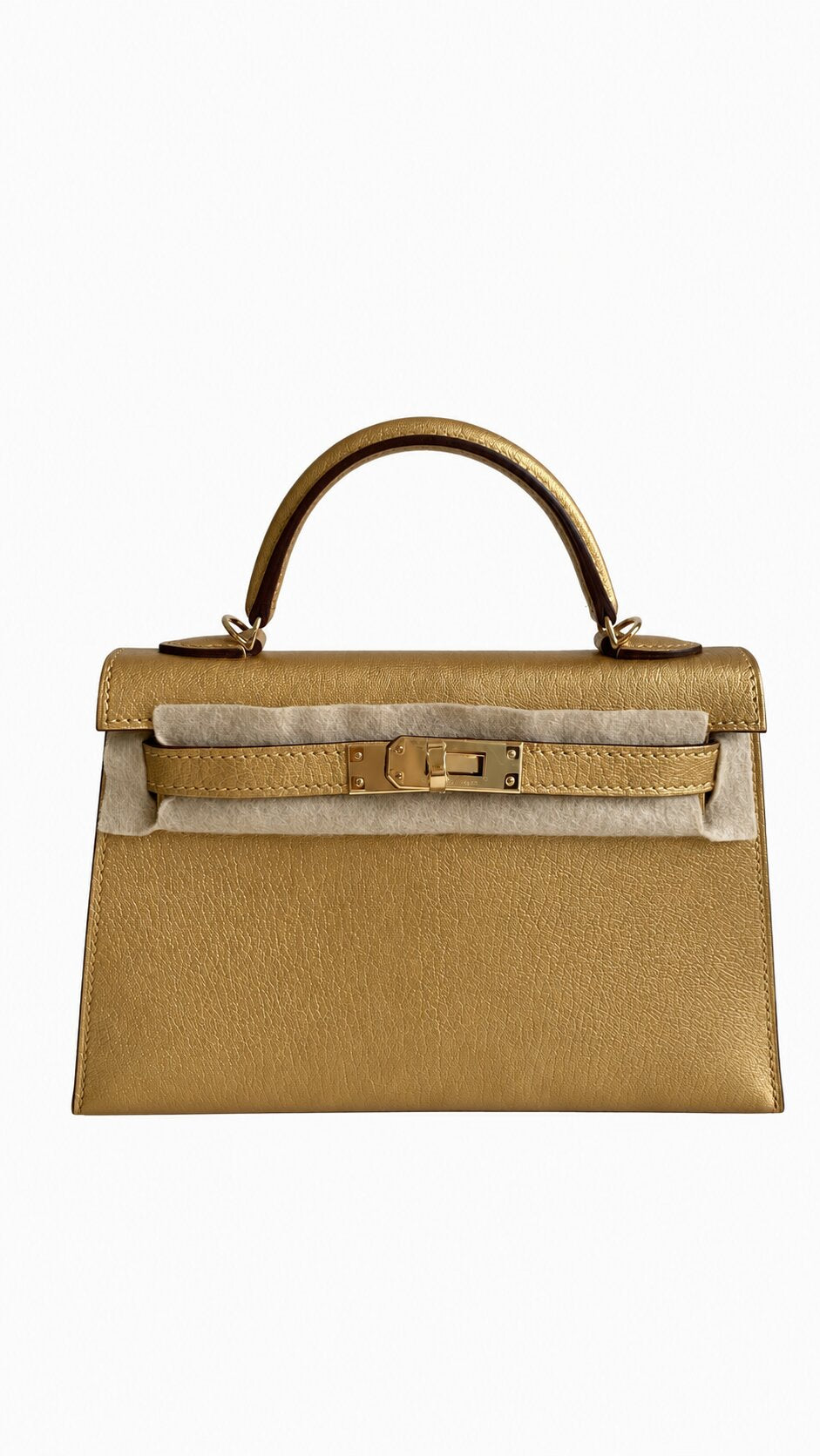 Hermès Mini Kelly 20 - Dore - Chamkilight - Permabrass Hardware - K20DCPBHW