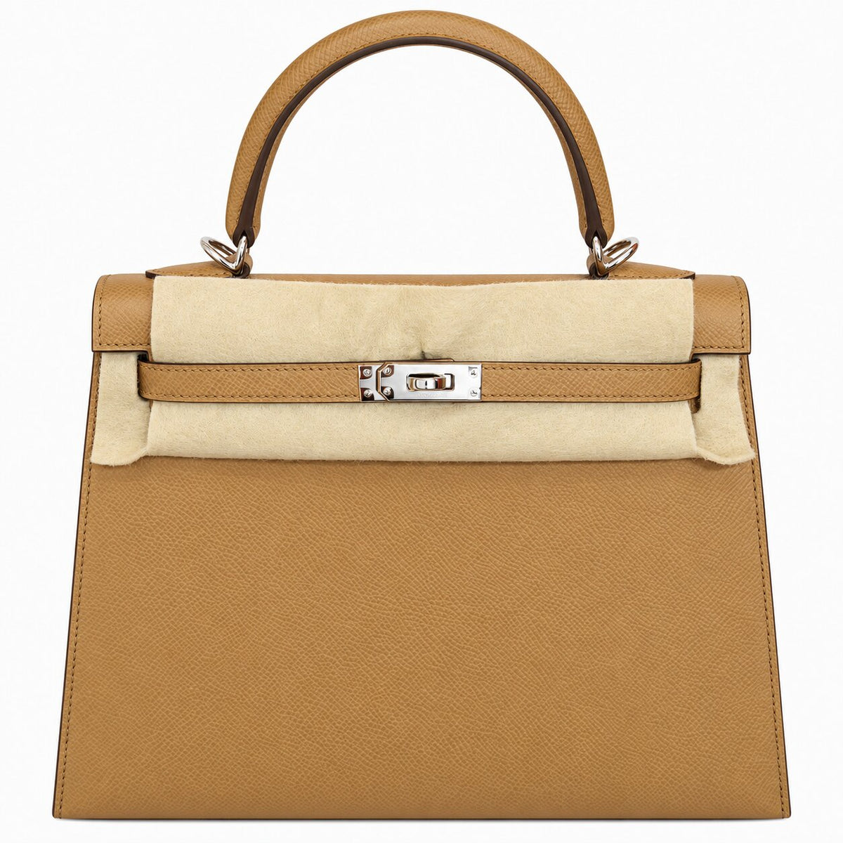 Hermès Kelly 25 - Biscuit - Epsom - Palladium Hardware - K25BEPHW