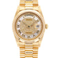 Rolex Day-Date - 36 MM - Yellow Gold - Diamond Bezel - Mother of Pearl and Diamond Roman Dial - 18208 MoPDR