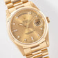 Rolex Day-Date - 36 MM - Yellow Gold - Smooth Bezel - Champagne Diamond Dial - 18208 ChDS