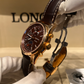 Longines Conquest Classic Moonphase - 42 MM - Rose Gold - Brown Dial - Leather Strap - L2.798.8.62.3