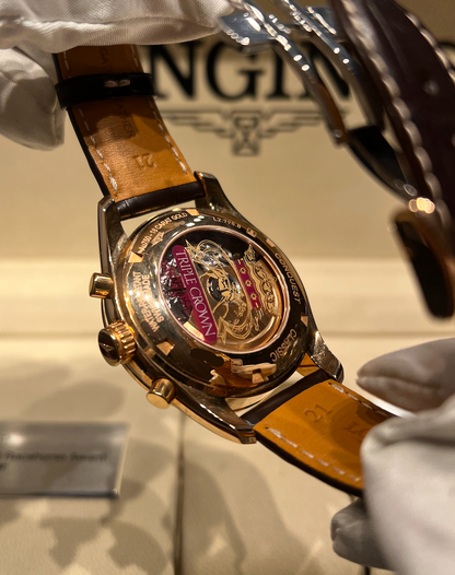 Longines Conquest Classic Moonphase - 42 MM - Rose Gold - Brown Dial - Leather Strap - L2.798.8.62.3