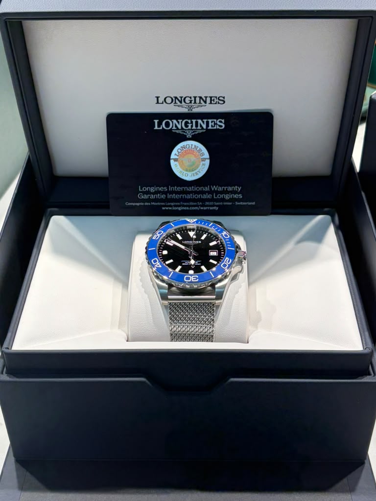 Longiness Hydroconquest - Stainless Steel - 42 MM - Black Dial - L3.788.4.90.6