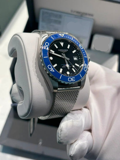 Longiness Hydroconquest - Stainless Steel - 42 MM - Black Dial - L3.788.4.90.6