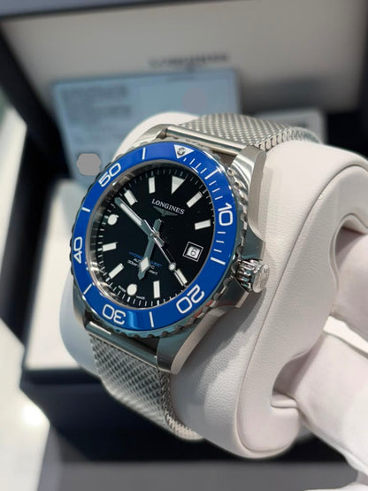 Longiness Hydroconquest - Stainless Steel - 42 MM - Black Dial - L3.788.4.90.6