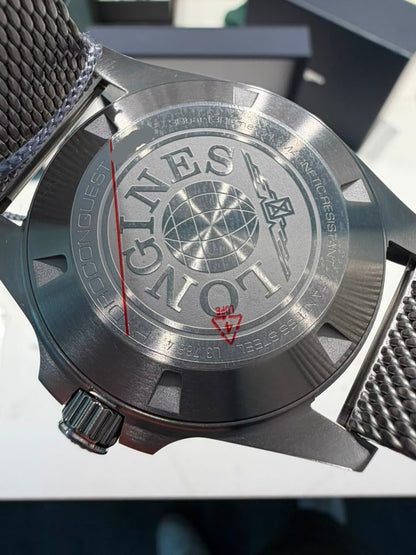 Longiness Hydroconquest - Stainless Steel - 42 MM - Black Dial - L3.788.4.90.6