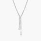 Diamond Lariat Necklace - 14k White Gold - 2 6/8 Ct. Tw. - N-0054WG14 DL