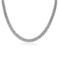 Men's Diamond Link Necklace - 14k White Gold - 9 5/8 Ct. Tw. - N-0042WG14 MDL