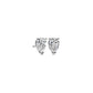 Natural Diamond Pear Cut Stud Earrings - &nbsp;14k White Gold - 1 Ct. Tw. - E-0032-2WG14DPCS