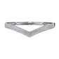Diamond Chevron Bangle - 14k White Gold - 2 1/2 Ct. Tw. - B-0038WG14 DCB