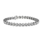 Lab Grown Diamond Tennis Bracelet - 14k White Gold - 10 Ct. Tw. - B-0069WG14 DT