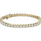 Diamond Tennis Bracelet - 14k Yellow Gold - 7 Ct. Tw. - B-0051YG14 DT