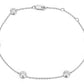 Canadian Diamond Bezel Bracelet - 18k White Gold - 1 Ct. Tw. - B-0035WG18CDB