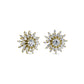 Sunburst Diamond Stud Earrings - 14k Yellow Gold - 1 Ct. Tw. - E-0034YG14SDS
