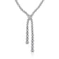 Diamond Lariat Necklace - 14k White Gold - 2 5/8 Ct. Tw. - N-0053WG14 DL