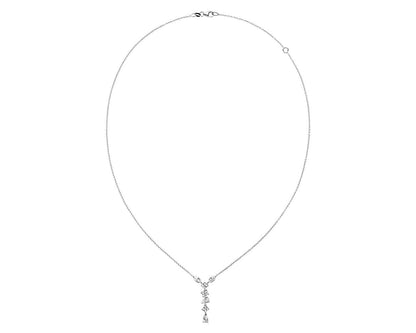 Mixed Fancy Shape Diamond Necklace - 18k White Gold - 1 1/4 Ct. Tw. - N-0017WG18FSD