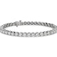 Diamond Tennis Bracelet - 14k White Gold - 10 Ct. Tw. - B-0072WG14 DT