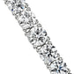Graduated Diamond Tennis Bracelet - 14k White Gold - 10 Ct. Tw. - B-0036WG14GDT