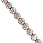 Diamond Tennis Bracelet - 14k Rose Gold - 7 Ct. Tw. - B-0050RG14 DT