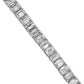 Emerald Diamond Tennis Bracelet - 14k White Gold - 10 Ct. Tw. - B-0066WG14 EDT