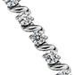 S-Link Tennis Bracelet - 14k White Gold - 5 Ct. Tw. - B-0039WG14 ST