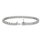Oval Diamond Tennis Bracelet - 14k White Gold - 12 Ct. Tw. - B-0068WG14 ODT