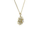 Sunburst Diamond Pendant Necklace - 14k Yellow Gold - 3/4 Ct. Tw. - N-0013YG14DP