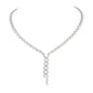 Diamond Lariat Necklace - 18k White Gold - 13 1/5 Ct. Tw. - N-0055WG18 DL