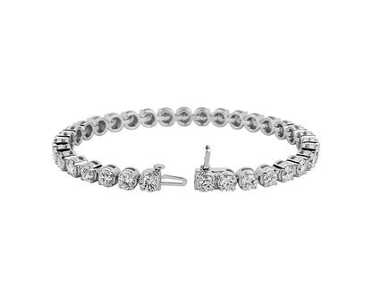 Lab Grown Diamond Tennis Bracelet - 14k White Gold - 10 Ct. Tw. - B-0069WG14 DT