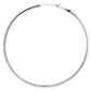 Dazzling Diamond Eternity Hoop Earrings -  14k White Gold - 2 Ct. Tw. - E-0020WG14DDEH