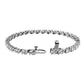 S-Link Tennis Bracelet - 14k White Gold - 5 Ct. Tw. - B-0039WG14 ST